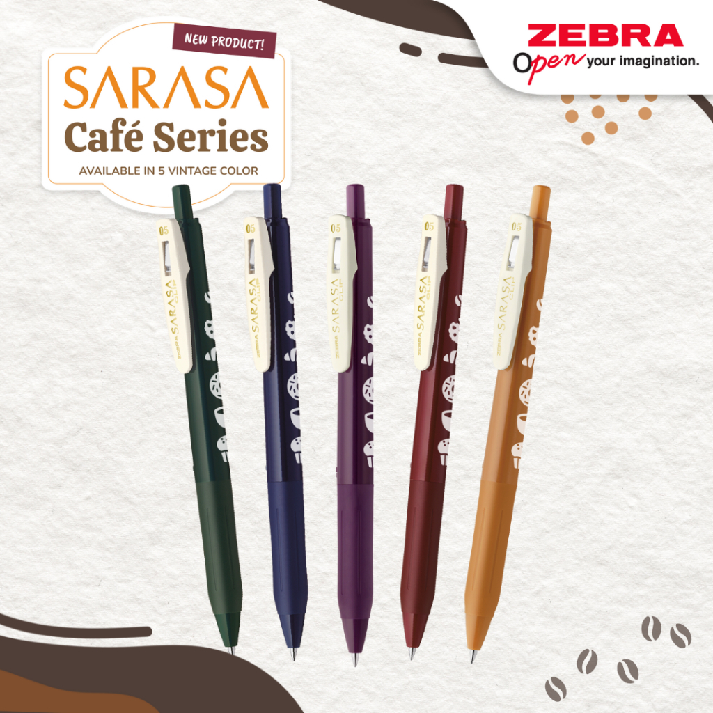 Zebra - Bolígrafo De Gel Sarasa Clip De 0,5 Mm Deco Shine 10