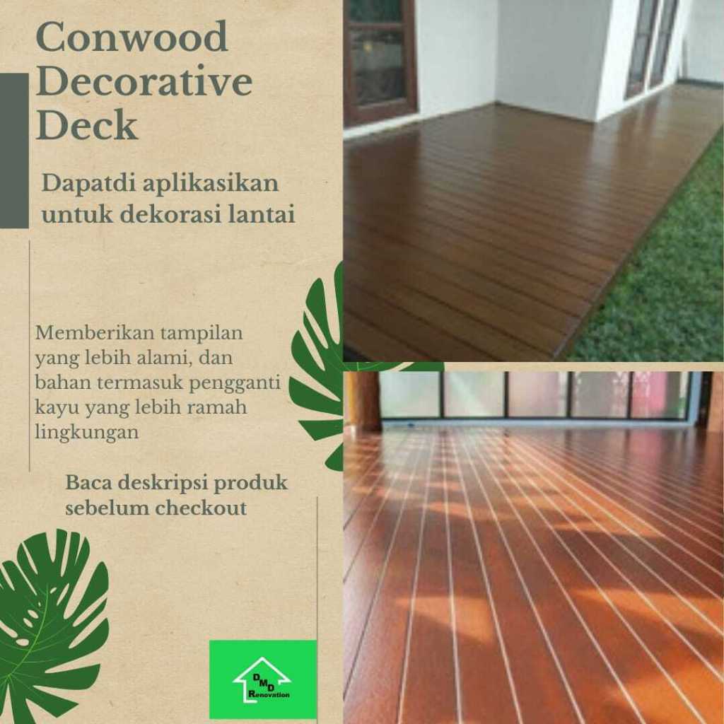 Jual CONWOOD DECK 6”/LANTAI KAYU/PENGGANTI KAYU/KAYU SINTETIS