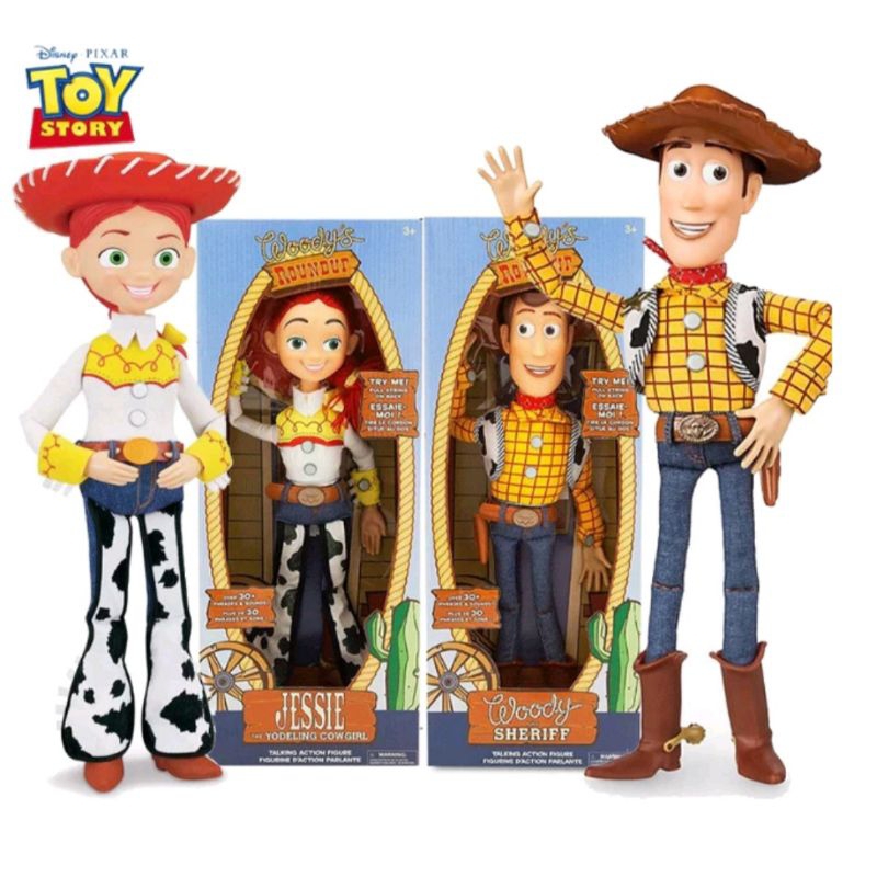 Jual Toys story talking woody figure original disney pixar Shopee