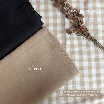 Louriscarves Paris Premium (Paris Voal) Jahit Tepi 110x110