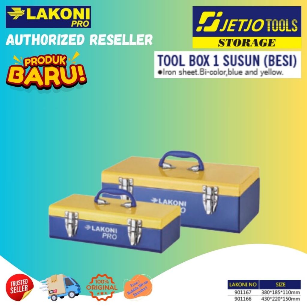 Jual Jetjo Tool Lakoni Pro Tool Box Toolbox Susun Besi X X Kuat Murah Original