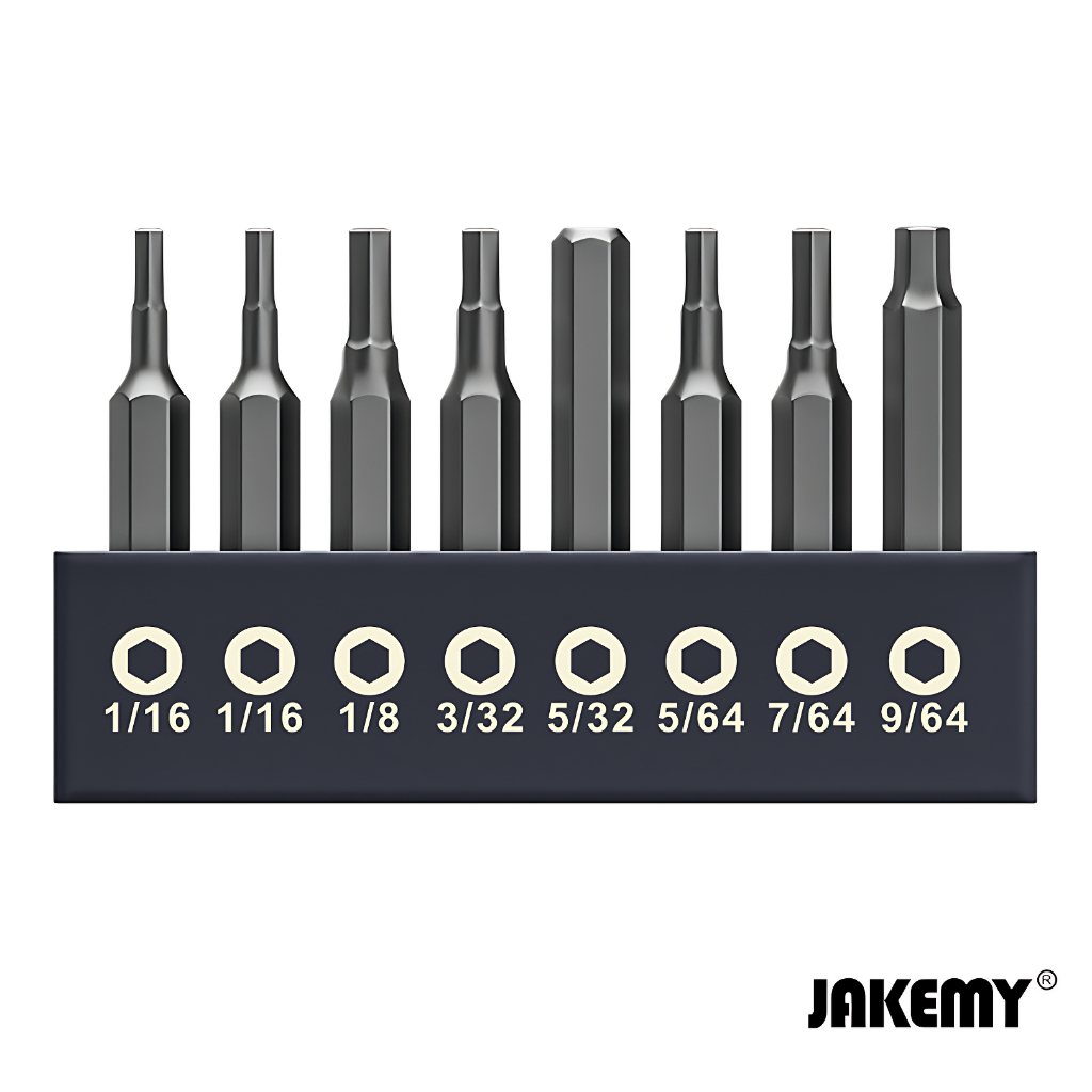 Jual Jakemy JM-Type 11 Bits Mata Obeng Hexagon Set Kualitas CRV H4*28MM ...