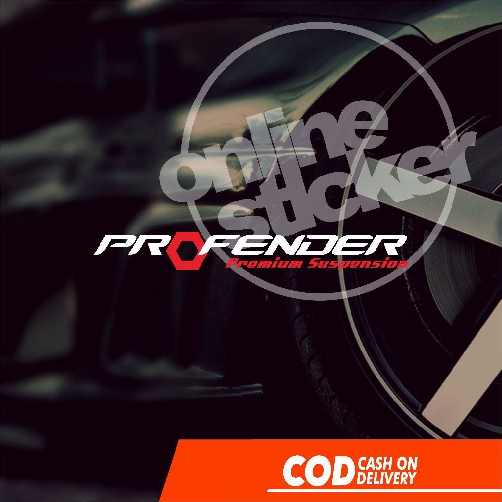 Jual Stiker PROFENDER | cutting menyala | Shopee Indonesia