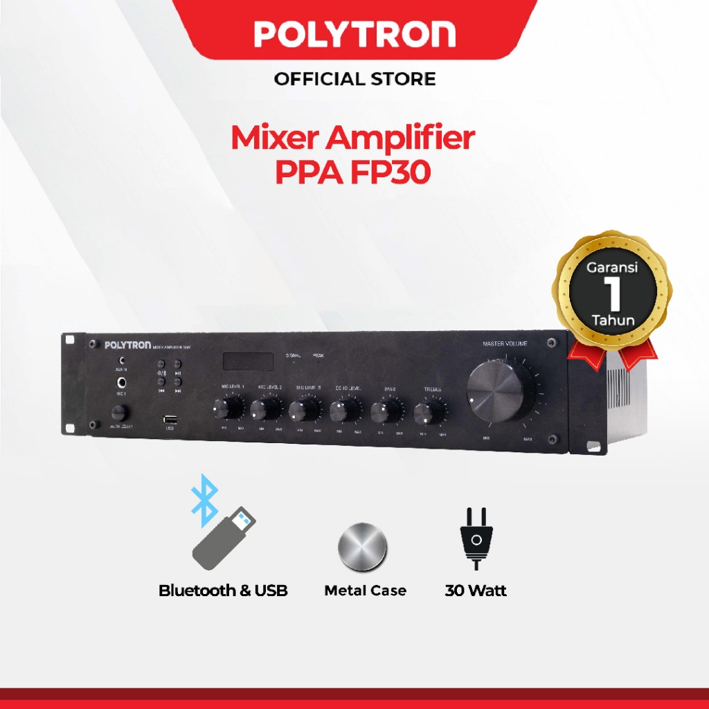 Jual Polytron Mixer Amplifier Dual function High and Low Impedance 30