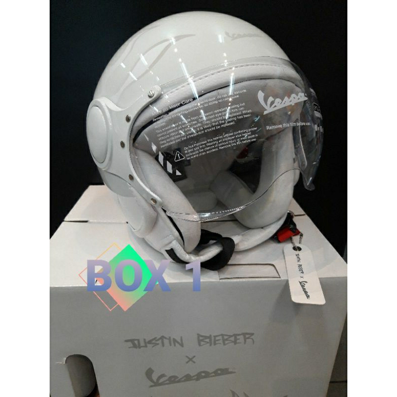 Jual Helm Vespa Justin Bieber Original (promo) Shopee Indonesia