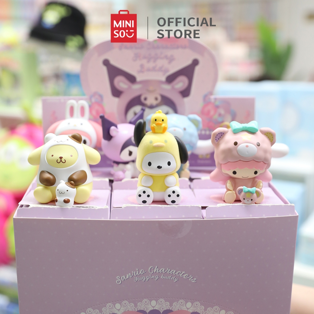 Jual Miniso X Sanrio Blind Box Ornamen Kotak Buta Lucu Sanrio Characters Hugging Friends Figure