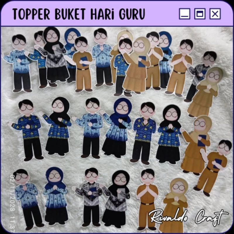Jual Stiker Hari Guru Terlengkap & Harga Terbaru Juli 2026 | Shopee ...