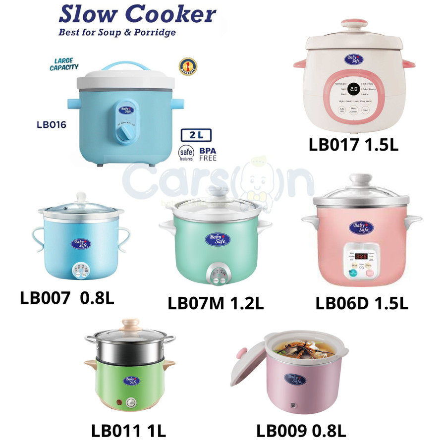 Jual Baby Safe Slow Cooker LB007 LB009 LB06D LB07M LB011 Pembuat MPASI
