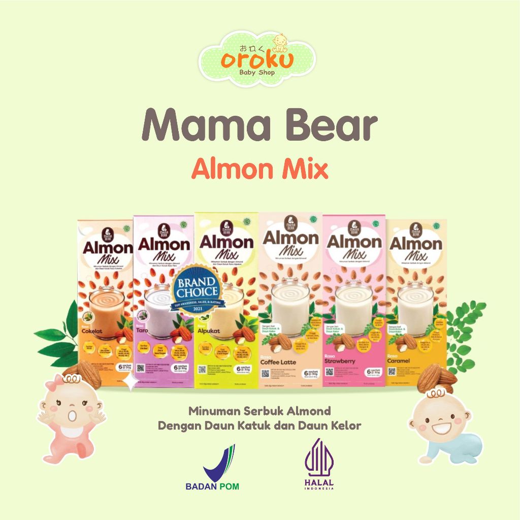 Jual Mama Bear Almon Mix Pelancar Asi Shopee Indonesia 6212