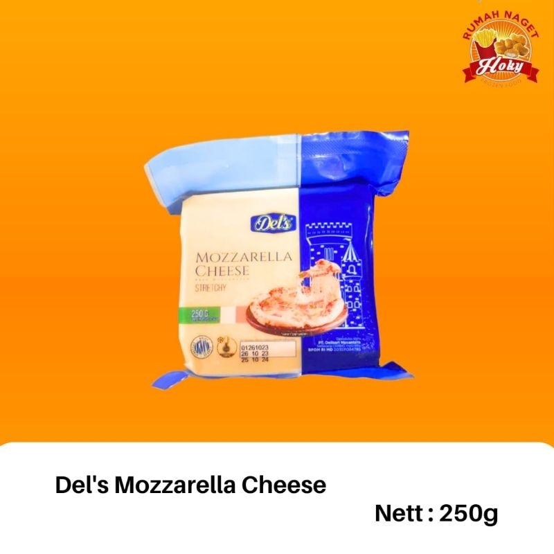 Jual Dels Mozzarella Cheese 250g Shopee Indonesia