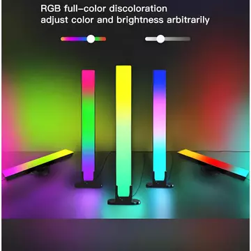 Lampu LED Magic Color Dekstop Gaming RGB Light Bar Strip Rechargeable AH087