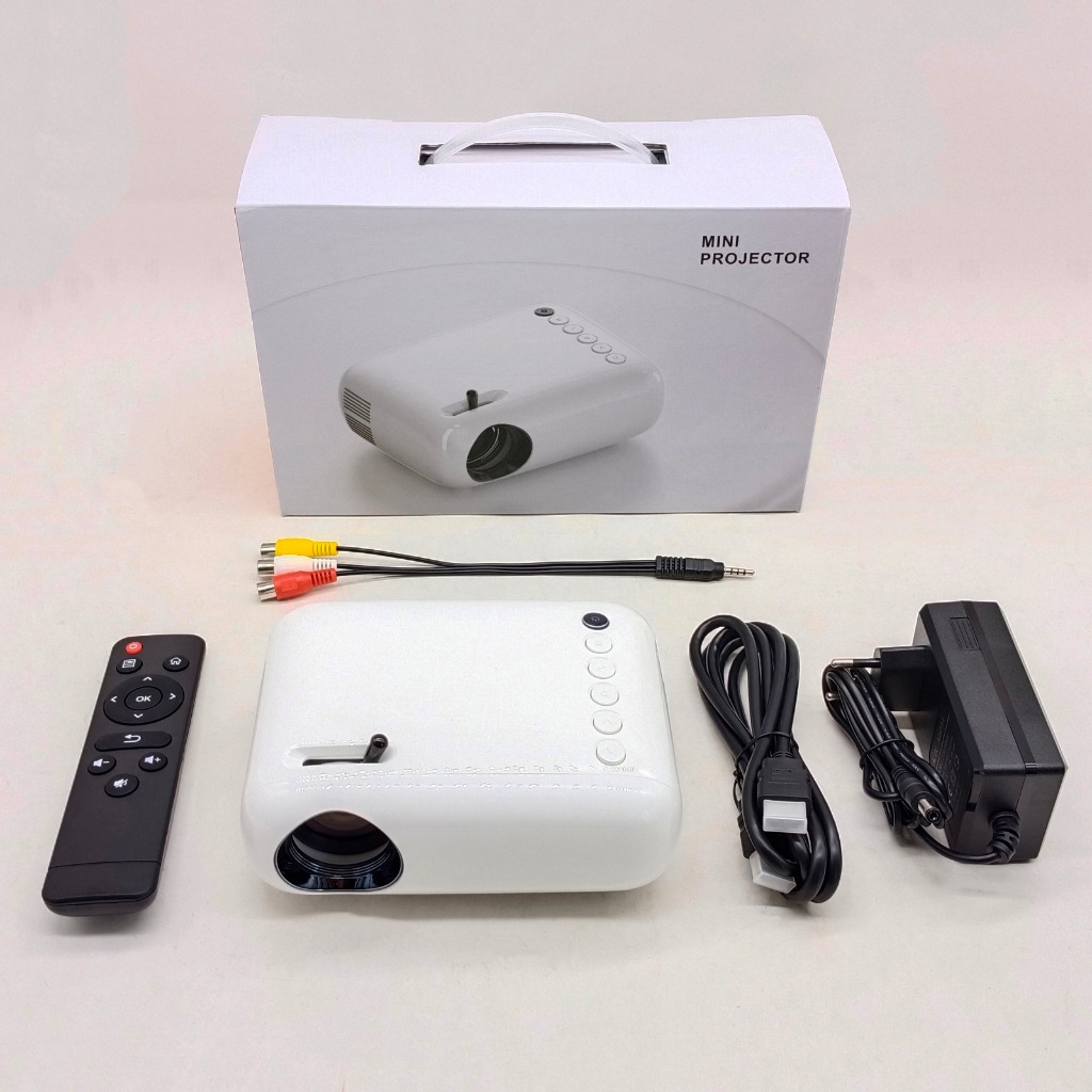 Jual Mini Proyektor V1 Projector Mini Led Portable | Shopee Indonesia