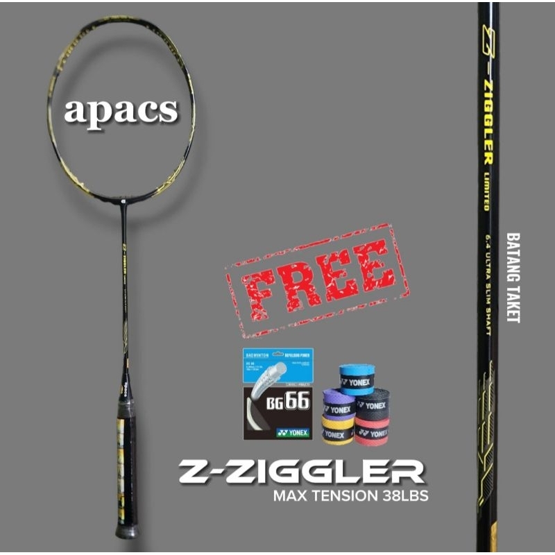 Jual [Original ] Raket Badminton Apacs Z-ZIGGLER 100% Original Made In ...