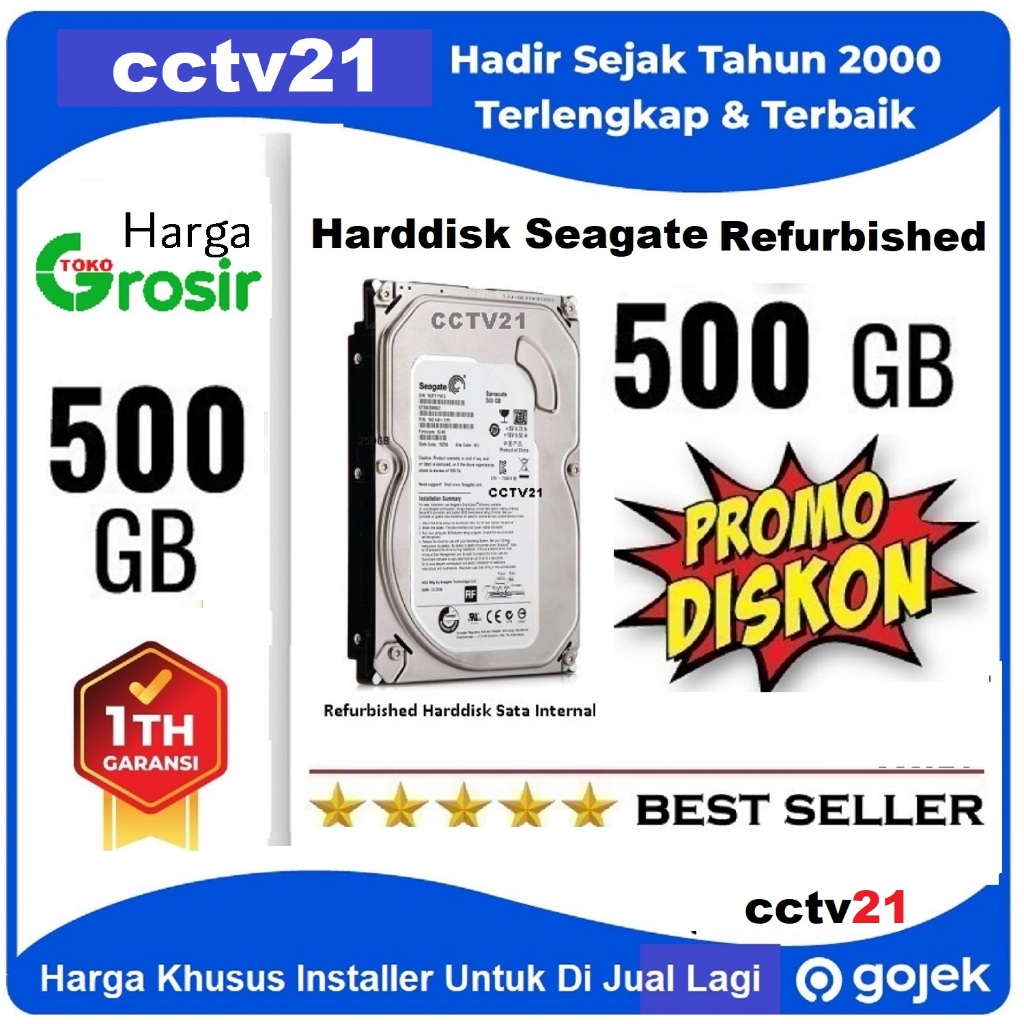 Jual Harddisk Hdd Hardisk Rfb Seagate Gb Sata Internal Harga Khusus Reseller Cctv