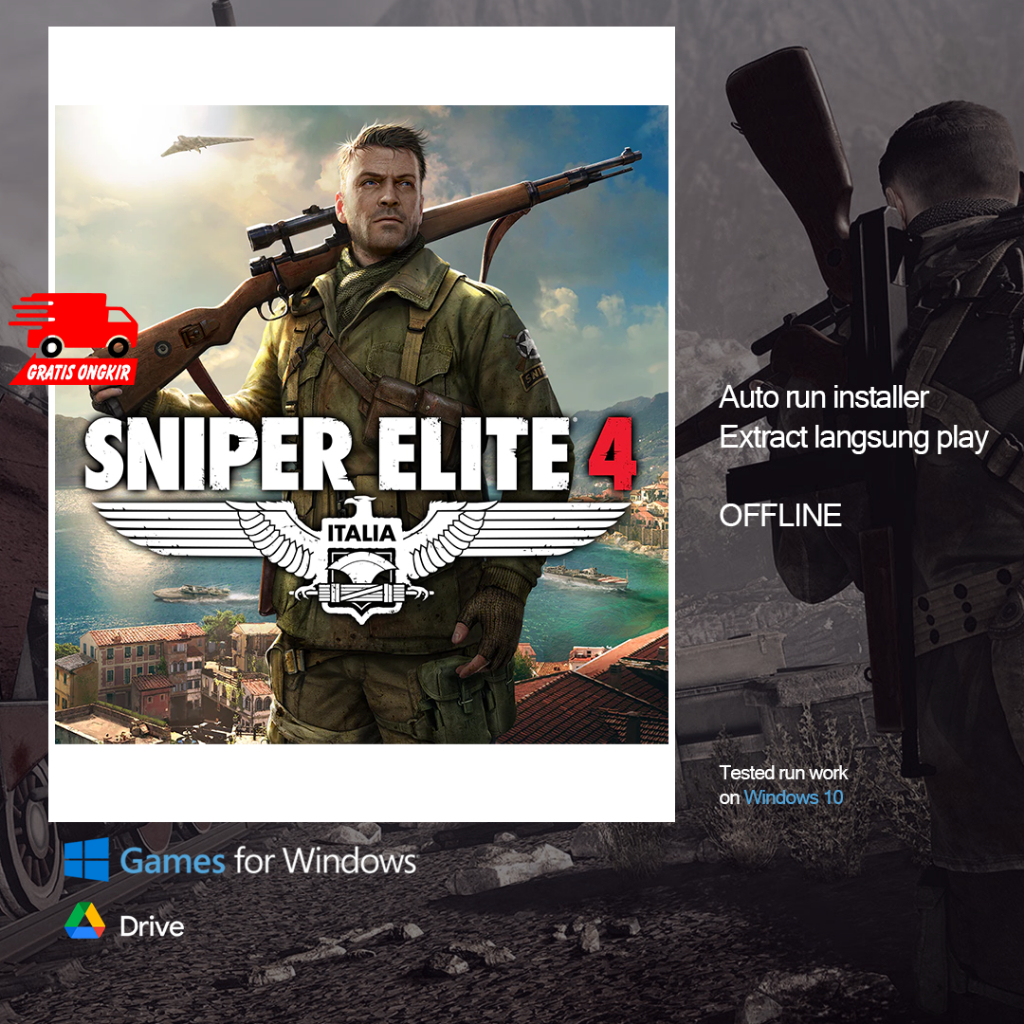 Jual Sniper Elite 4 Deluxe Edition - Game PC Action Adventure Shooter ...