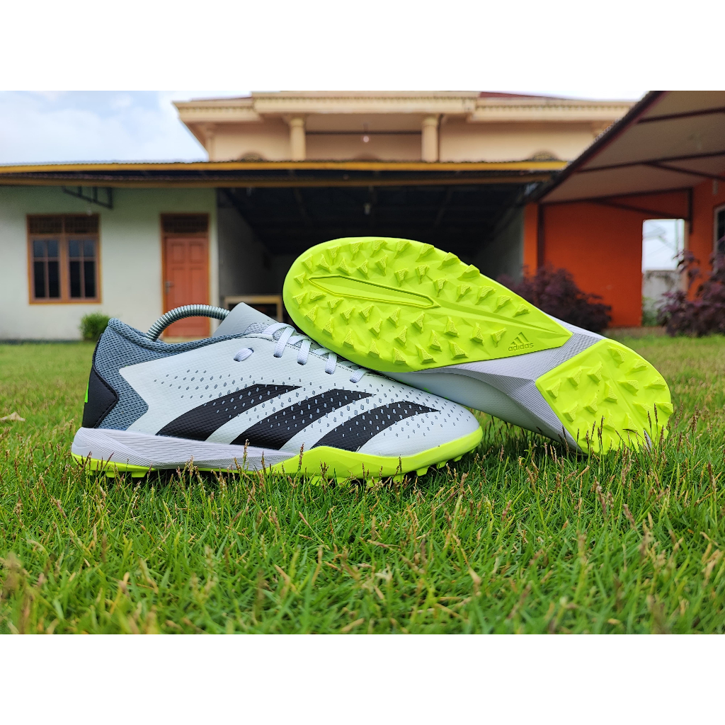 Jual Sepatu Futsal Adidas Predator Accuracy3 Low Tf Turf Sol Tapak Gerigi Mini Soccer White 9437