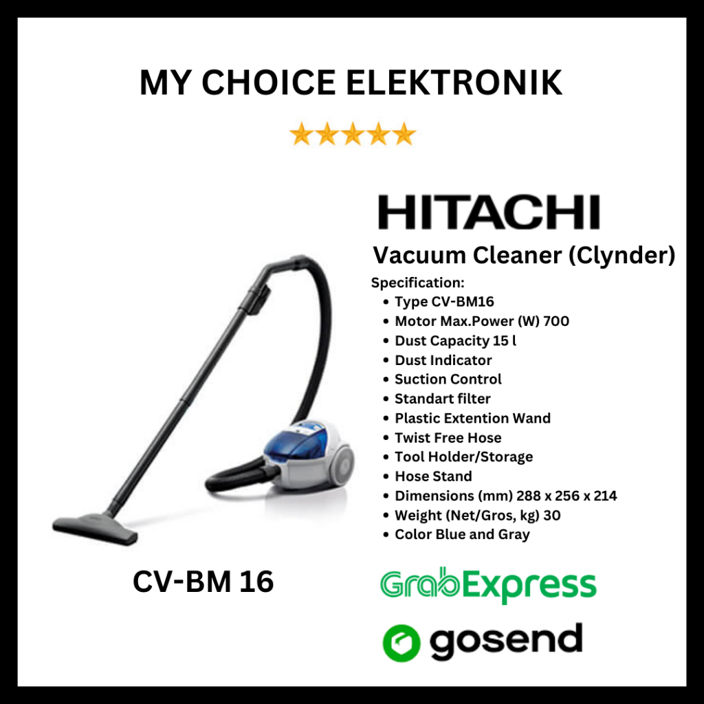 Jual Hitachi Vacuum Cleaner CVBM16 Shopee Indonesia