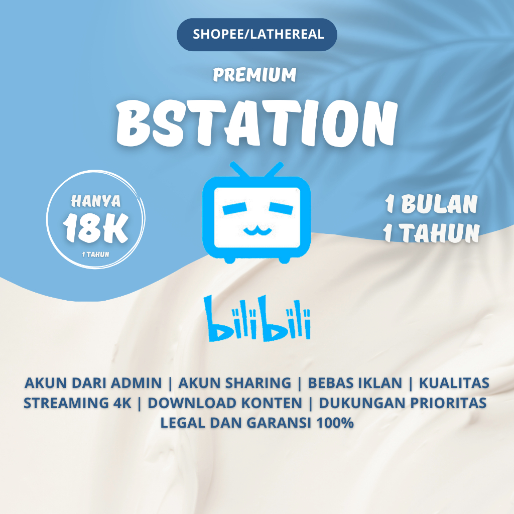 Jual BSTATION BILIBILI 1 TAHUN PREMIUM FULL GARANSI | Shopee Indonesia