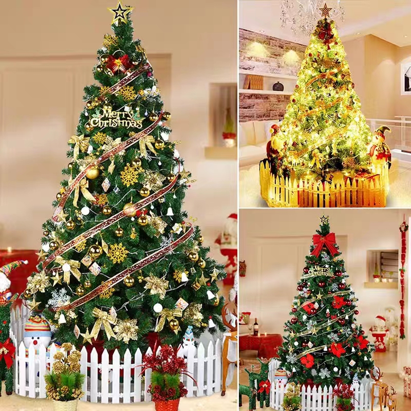 Jual Pohon Natal Christmas Tree 1.5m 1.3m 0.9m Snow Pine Style Besar ...