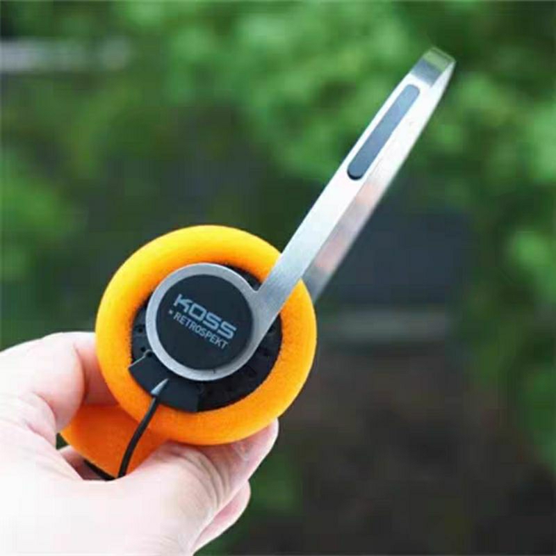 Jual ultralight weight headphone simple retro design classic earphones