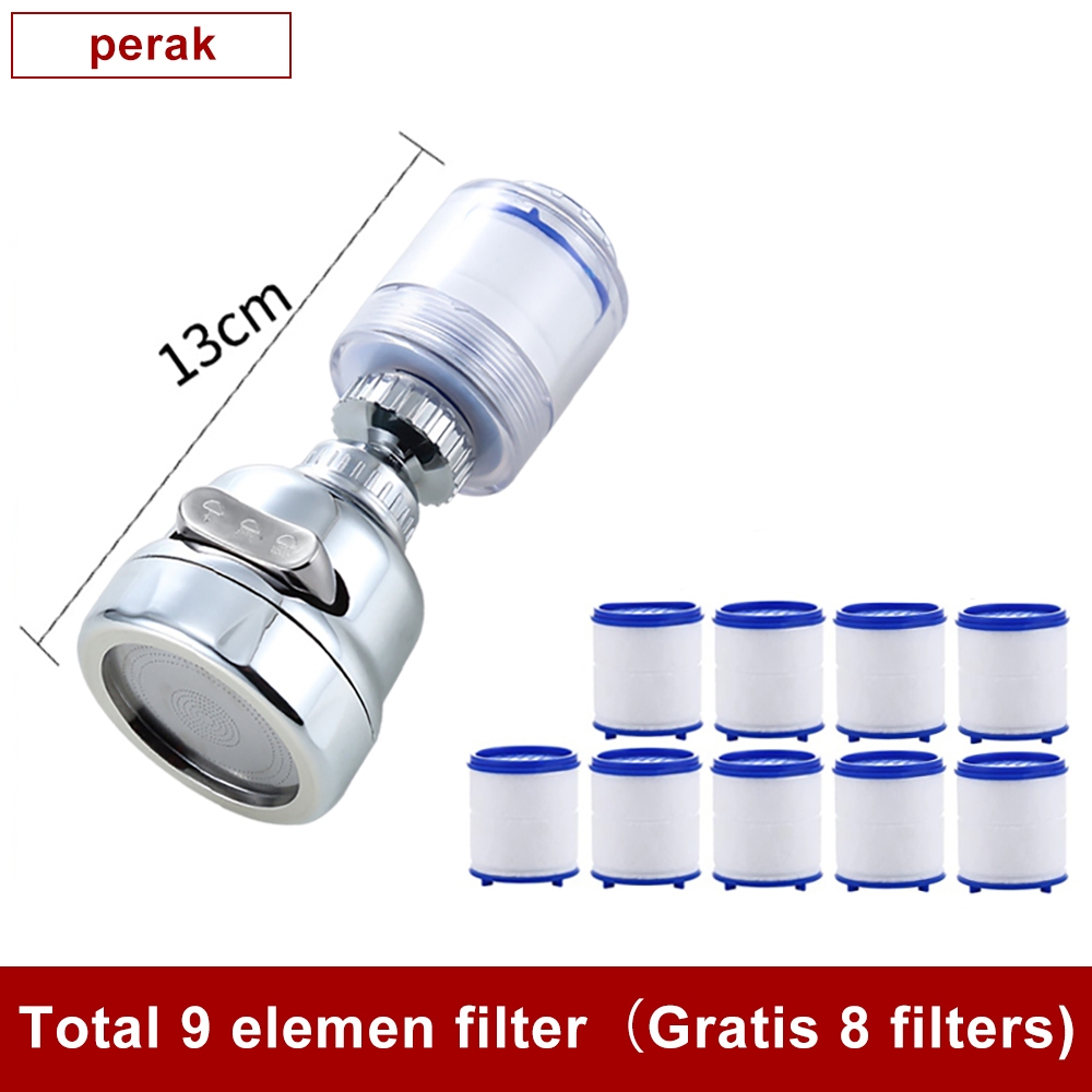 Jual Sambungan Kran Air Memurnikan kualitas air 3 mode Filter Air Kran ...
