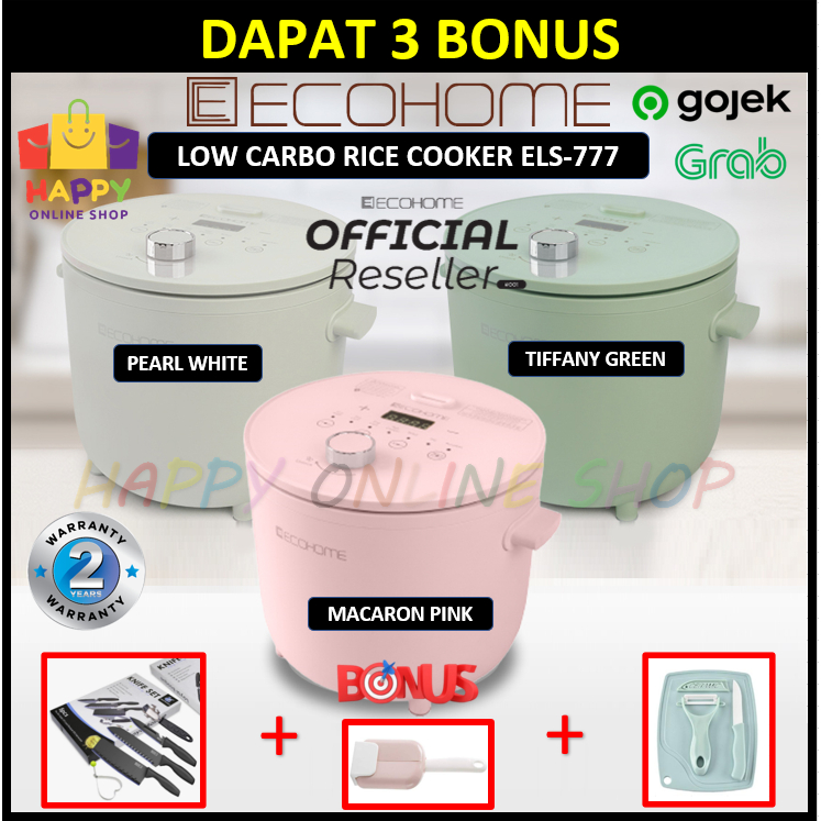Jual Ecohome Low Carbo Rice Cooker ELS 777 Low Sugar Ricecooker