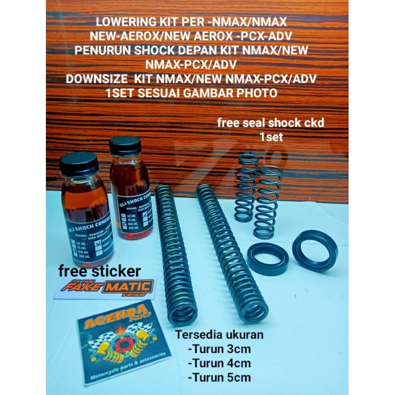 Jual LOWERING KIT NMAX OLD/NMAX NEW PCXADVAEROX /N VBEW AEROX