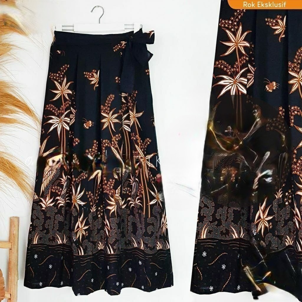 Jual Nazilla Batik - Rok Batik Pinggang Karet Hitam Varian | Shopee ...
