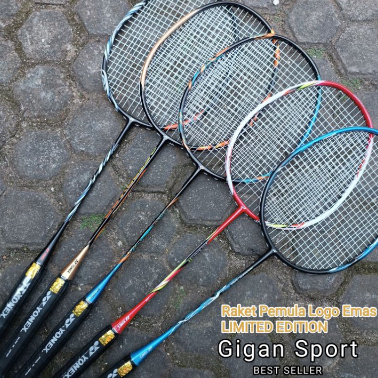 Jual LANGSUNG KIRIM..!! Raket Badminton Carbonex Logo Emas Limited ...