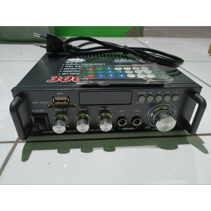 Jual Audio Amplifier BT-298A (Bluetooth/Radio FM/MP3/Mic) | Shopee ...