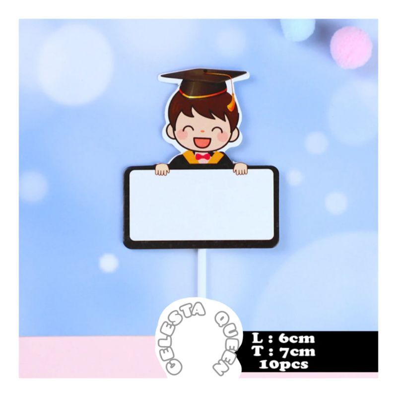 Jual topper graduate || ucapan selamat graduation | Shopee Indonesia