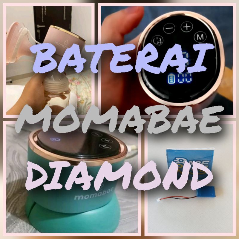 Jual Baterai Pompa Asi Momabae Diamond Breastpump Batre Atasi Ngedrop