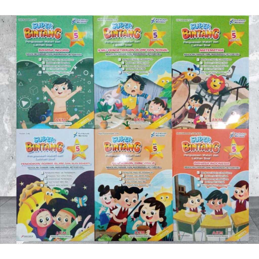 Jual SUPER BINTANG SD/MI KELAS 5 SEMESTER 1&2 - KURIKULUM MERDEKA | Shopee  Indonesia