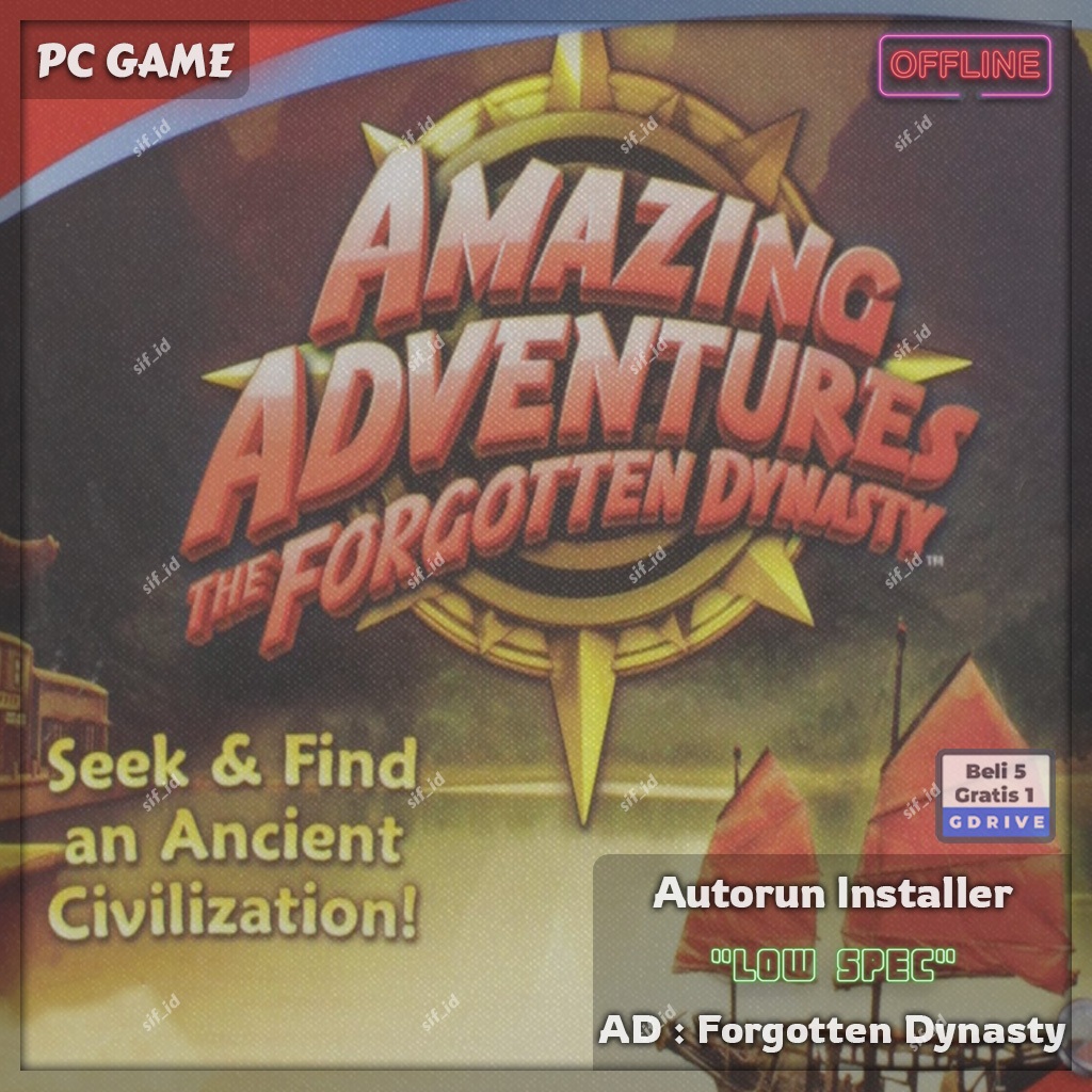 Jual Amazing Adventures The Dynasty PC Game DVD Game PC