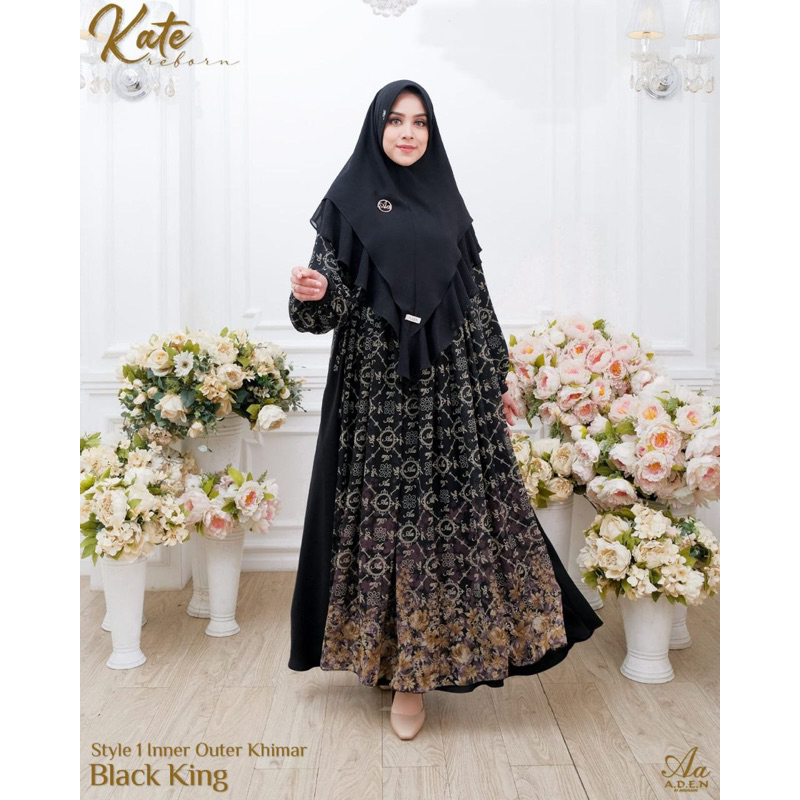 Jual ADEN HIJAB - KATE REBORN SARIMBIT KATE WILLIAM DRESS/GAMIS WANITA ...