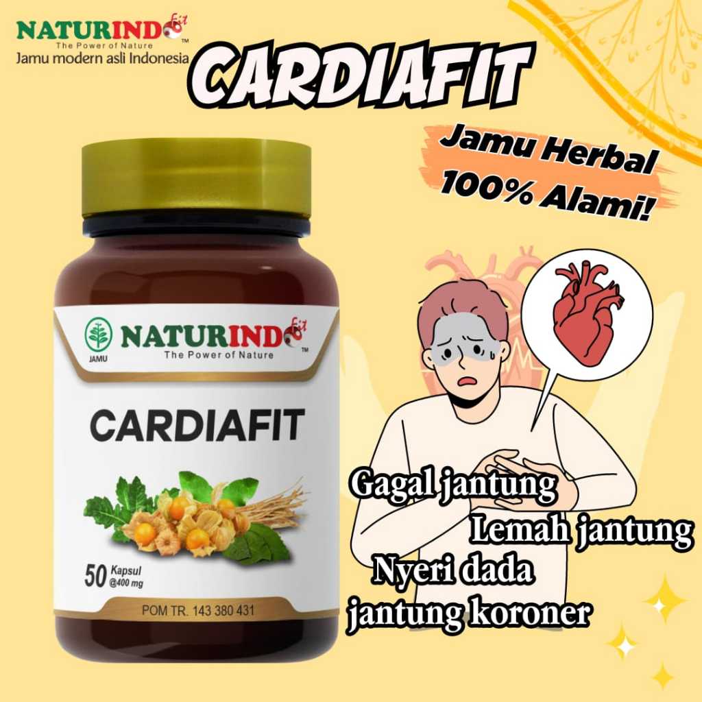 Jual Herbal Cardiafit Naturindo Membantu Sirkulasi Darah Memelihara