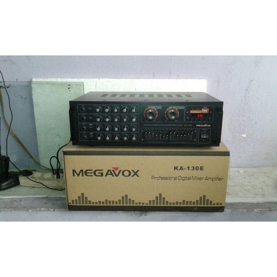 Jual Power Amplifier Mixer Ampli Megavox KA130E / KA130E / KA 130 E