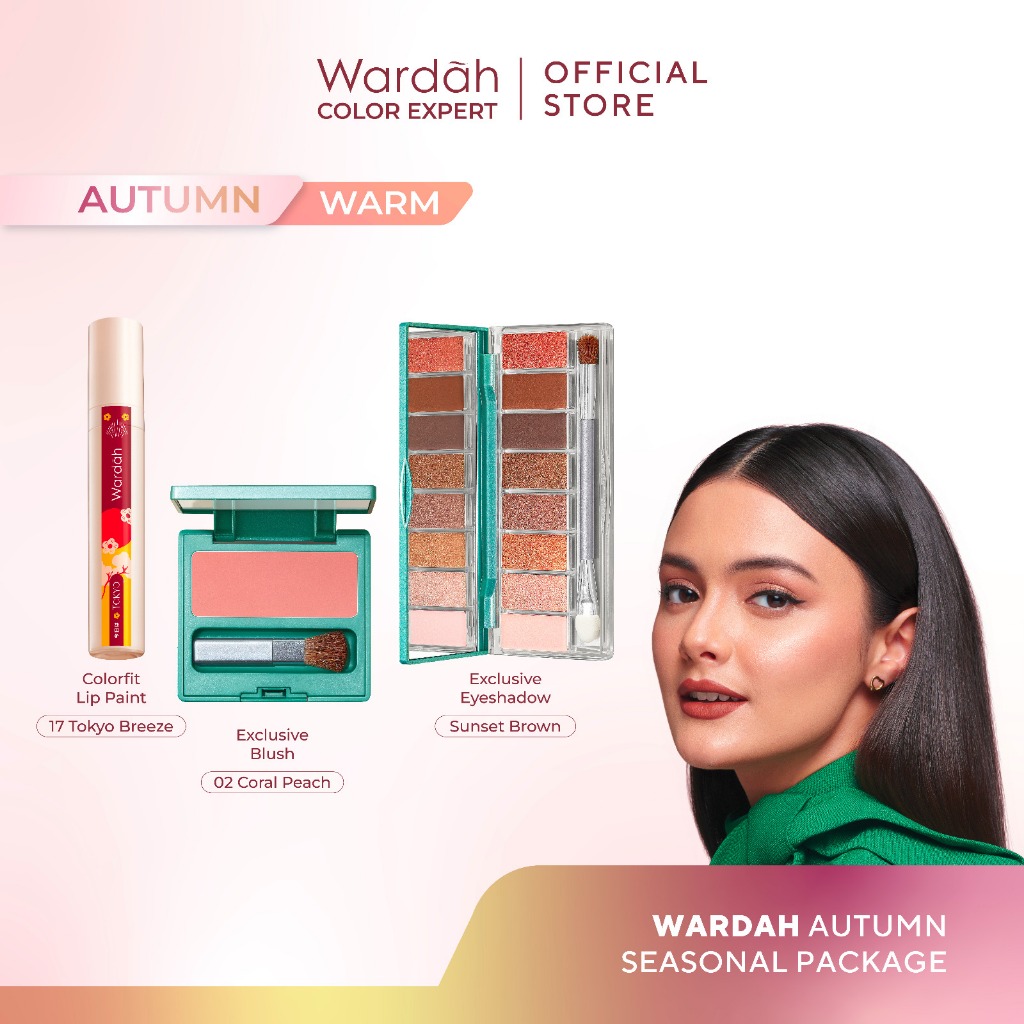 Jual [BUNDLE] WARDAH Paket Autumn Seasonal Colorfit Lip Paint 4.2 g