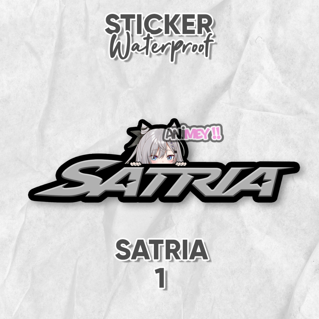 Jual Stiker Vestia Zeta Logo Satria FU / Stiker Anime Waterproof ...