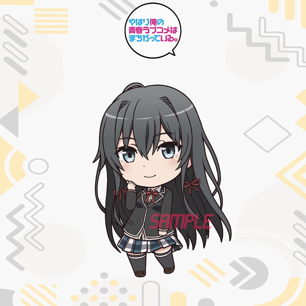 Gantungan Kunci Oregairu Keychain Anime Oregairu Ganci Yukino Yui Iroha