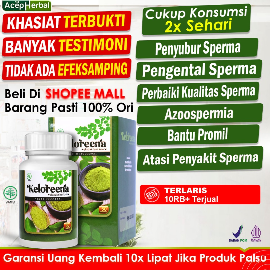 Jual Obat Penyubur Sperma Pria Pengental Sperma Encer Obat Promil