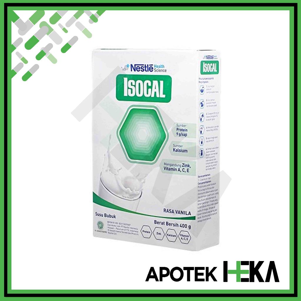 Jual Isocal 400 g - Susu Nutrisi Tinggi Protein Kalsium Zinc Vitamin ...