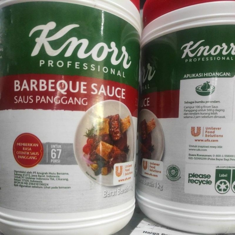 Jual knorr bbq sauce 1kg Shopee Indonesia