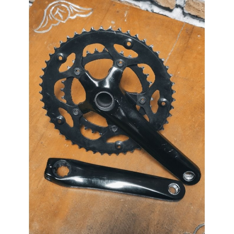 Jual crank prowheel ounce 50t 34t hollowtech 2 tanpa bb crank sepeda ...