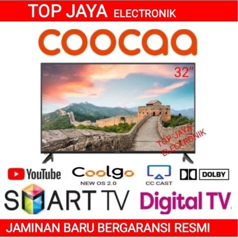 Jual LED TV COOCAA SMART TV 32 INCH 32S3U Shopee Indonesia