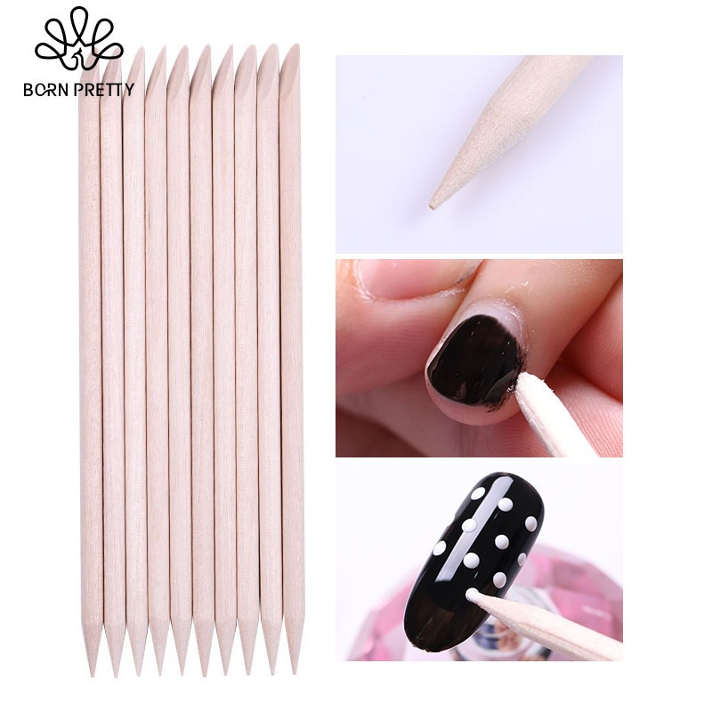 Jual BORN PRETTY 10pcs/set 11.3cm Wood Stick Alat Pedicure Manicure ...