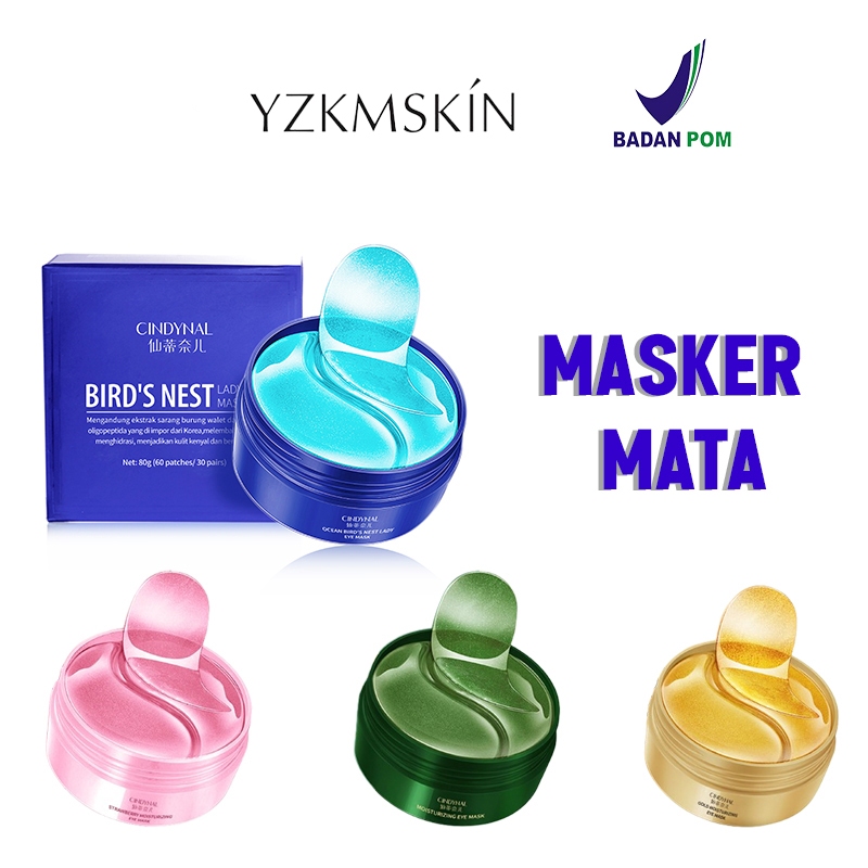 Jual [ BPOM ] YZKMSKIN CINDYNAL Eye Mask Penghilang Kantung Mata Panda Masker Mata 60 LEMBAR