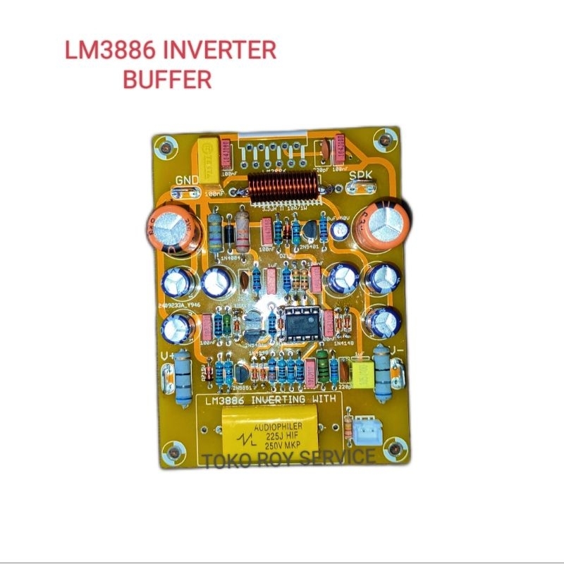 Jual Kit Driver LM3886 Tanpa IC / Kit Driver Power Amplifier LM3886