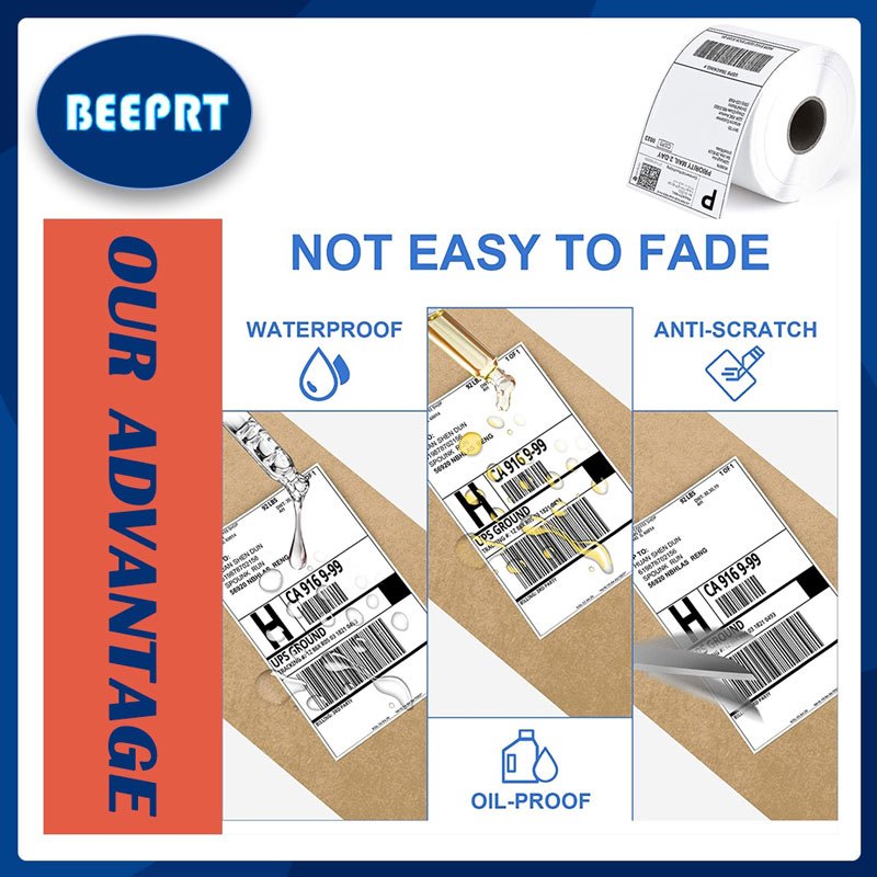 Jual Shopee Thermal Roll Paper for Waybill 100*150mm Express industry ...