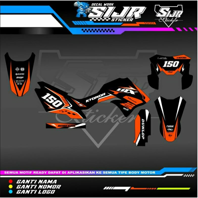 Jual decal D-Tracker stiker D-Tracker bisa request decal D-Tracker ...